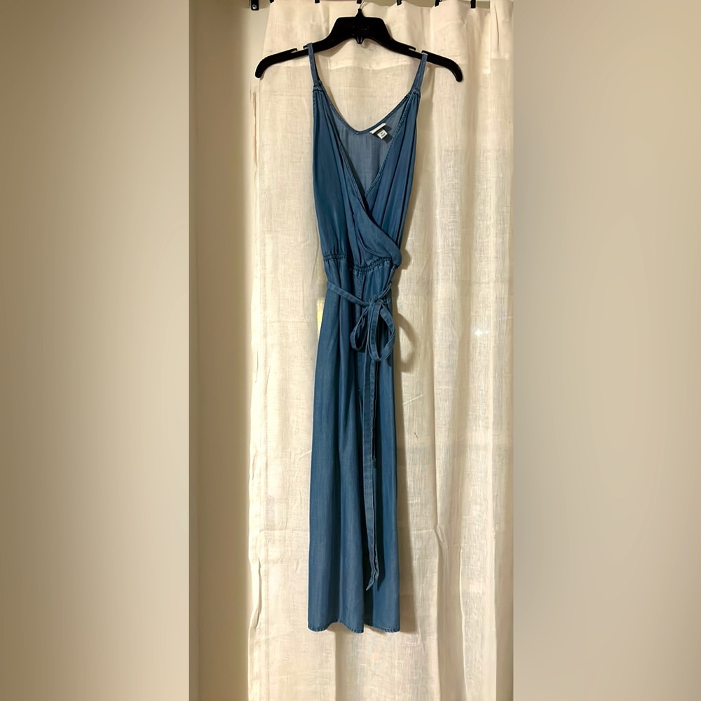 Denim Capri Romper